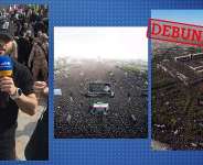 These images of Ali Khamenei’s funeral, posted online on July 4, 2026, were generated by AI. -  X