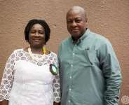 Jane Naana Opoku-Agyemang and John Mahama