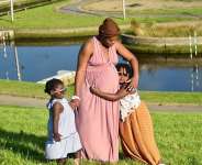 Mary-Tamar with her kids
