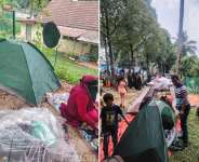 Rohingya refugees camp near the offices of the United Nations High Commissioner for Refugees (UNHCR) in the Malaysian capital, Kuala Lumpur, after being expelled from the village of Kuala Muda in the state of Penang on July 27, 2026. -  SinarOnline/ X