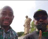 Abeiku Aggrey Santana takes Oral Ofori on a Heritage Tourism ride in Accra
