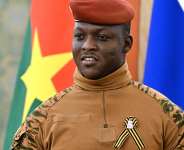 Burkina Fasos military leader Ibrahim Traor took power in September 2022. - AP - Stanislav Krasilnikov