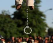 A public execution by hanging in the city of Qazvin, Iran, about 130km west of Tehran, on 26 May 2011. -  AP - Hamideh Shafieeha
