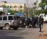 Two gunned down as Police foil robbery attempt at GCB Bank branch in Labone