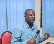Mr. Justice Lee Adoboe, National Coordinator for the WASH Journalist Network Ghana (GWJN)