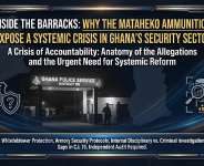 Inside the Barracks: Why the Mataheko Ammunition Allegations Expose a Systemic Crisis in Ghana’s Security Sector