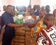Ejisu MP rolls out major community intervention with solar lights, sanitation bins and sports kits
