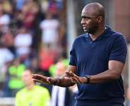 File photo: Genoas French head coach Patrick Vieira gives instructions to his players during the Italian Serie A football match between Genoa and Juventus at the Ferraris Stadium in Genoa, Italy, on August 31, 2025. -  Piero Cruciatti, AFP
