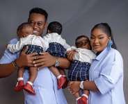 Lateef Adedimeji Pens Heartfelt Note After Triplets Thanksgiving