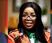 Ghana President John Dramani Mahama; South African Political Activist Jacinta Ngobese-Zuma; and South Africa President Cyril Matamela Ramaphosa