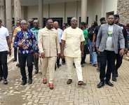 Ashanti Regional Minister inspects ongoing USTED convention centre project