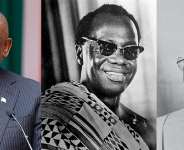 President Cyril Ramaphosa; late Prime Minister Kofi Abrefa Busia; late President Shehu Shagari