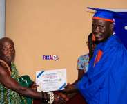 Good Health Physiotherapy Honour Raphael Asare Ampofo at Graduation Ceremony in Somanya