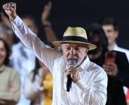 Brazils President Luiz Inacio Lula da Silva speaks during the Workers Party (PT) national convention in Sao Paulo, Brazil, on August 2, 2026, where he formally announces his bid for re-election. -  Miguel Schincariol, AFP