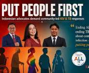 Put people first: Indonesian advocates demand community-led HIV, TB responses