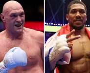 Getty ImagesImage caption: Tyson Fury (left) has won 36 of his 39 fights as a professional