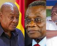 President John Dramani Mahama, Late President John Evans Atta-Mills and Mr. Samuel Koku Sitsofe Anyidoho