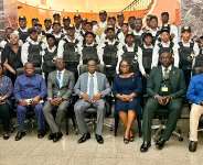 Speaker Bagbin outdoors uniforms for new parliamentary security guards