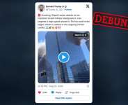 A video posted on X is said to show a plane crash in Tel Aviv, Israel. However, there is no proof that such an attack actually took place. -  X
