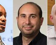 Professor Jason Arday, of Cambridge University; Hofstra University Professors Santiago Slabodsky and Richard Himelfarb