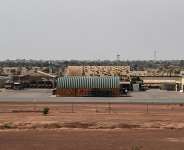 Air force base 101 is housed in the international airport complex in Niamey - BERTRAND GUAY / AFP