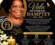 Damptey Family Donates Polytank To Abomosu Presbyterian Church In Memory Of Late Vida Agyebeng Damptey