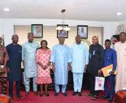Nigeria ID4D Delegation posing for a photograph with the Executive Secretary, NCPWD
