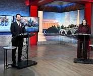 A debate at Fox 2 Studios in Southfield, Michigan, US, on July 27, 2026. -  Robin Buckson via Reuters