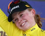 Sigrid Hausget claimed the third stage at the 2026 Womens Tour de France and overall lead in the race. - REUTERS - Denis Balibouse