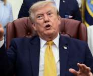 US President Donald Trump in the Oval Office at the White House in Washington, DC, 3 August 2026. -  Evelyn Hockstein, Reuters