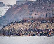 Migrants return to Morocco from the Spanish enclave of Ceuta, 31 July. - AP Photo/Antonio Sempere - Antonio Sempere