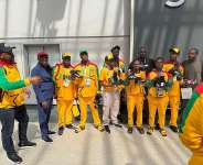 Dr. David Kofi Wuaku engages Team Ghana Athletes at Commonwealth Games