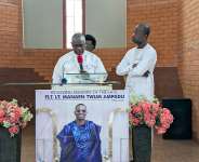 Reverend MacDouglass Emmanuel Ampadu, father of the late Flight Lieutenant Manaen Twum Ampadu