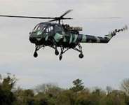 Helicopter in aerial surveillance