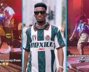 No grinding zone: Kofi Kinaata’s London show sparks buzz after curvy lady’s attempt