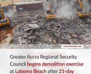 Demolitions in Accra