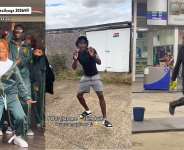 People take part in amapiano dance challenges shared on TikTok, helping South Africas township-born music reach audiences around the world. - Screenshots from the TikTok accounts of kalascentral, mogyass and Phenyo Mokgweetsi