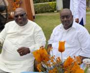 Left Okoe Bampoe Addo and Dr Isaac Bampoe Addo Right