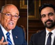 Former New York City Mayor Rudolph Giuliani and Current New York City Mayor Zohran kwame Mamdani
