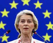 European Commission President Ursula von der Leyen delivers her State of the European Union address to the European Parliament in Strasbourg, France, on 16 September, 2026. - REUTERS - Yves Herman