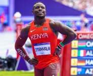 Kenyan athlete Ferdinand Omanyala at the Paris Olympics on 3 August, 2024. - TeamKenya