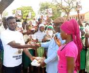 Former Sissala East MP donates 1,450 exercise books to eight schools