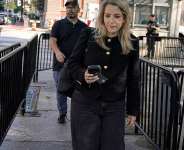 CNN Senior White House Reporter Betsy Klein walks near the White House on September 19, 2026, after her White House credentials were revoked. - Jose Luis Magana, AP