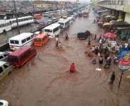 The state of flooding in Accra
