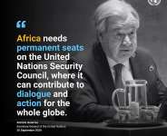 Guterres: Africa’s Rising Global Influence Must Translate Into Prosperity for Its People