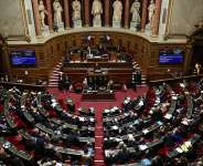 Birdseye view of the French Senate in Paris on November 26, 2024. -  Alain Jocard / AFP