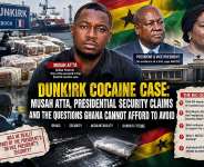 Nearly four tonnes of cocaine left Ghana for Dunkirk. Claims now link an accused suspect to presidential security claims NACOC disputes. Who is telling the truth? Where is the evidence? Ghana deserves facts, not political narratives. The real question remains: how did this shipment leave Ghana?