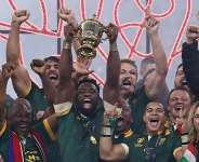 South Africa won the 2023 rugby union World Cup after beating New Zealand in the final at the Stade de France. - AFP / ANNE-CHRISTINE POUJOULAT