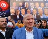 The court upheld the 12-year sentence handed to opposition leader Ahmed Najib Chebbi (right), president of the National Salvation Front coalition. - AFP - FETHI BELAID