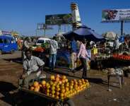 A drone attack on a crowded market in southern Sudan killed 28 people on Tuesday.. By Khaled DESOUKI (AFP)